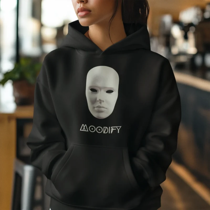 Mask-On Black Hoodie