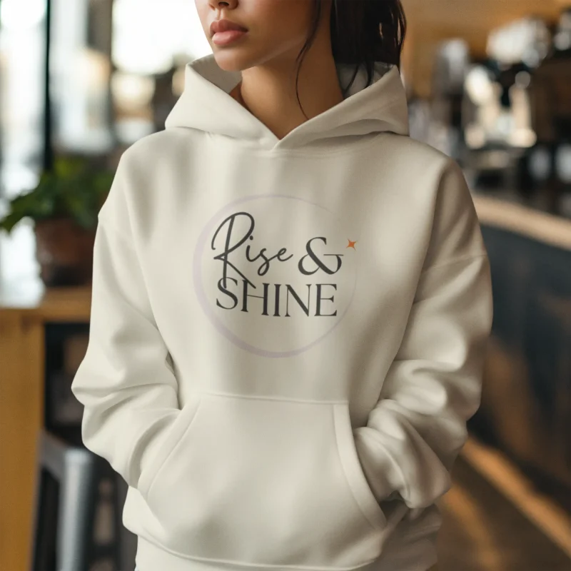 Rise & Shine Off-White Hoodie