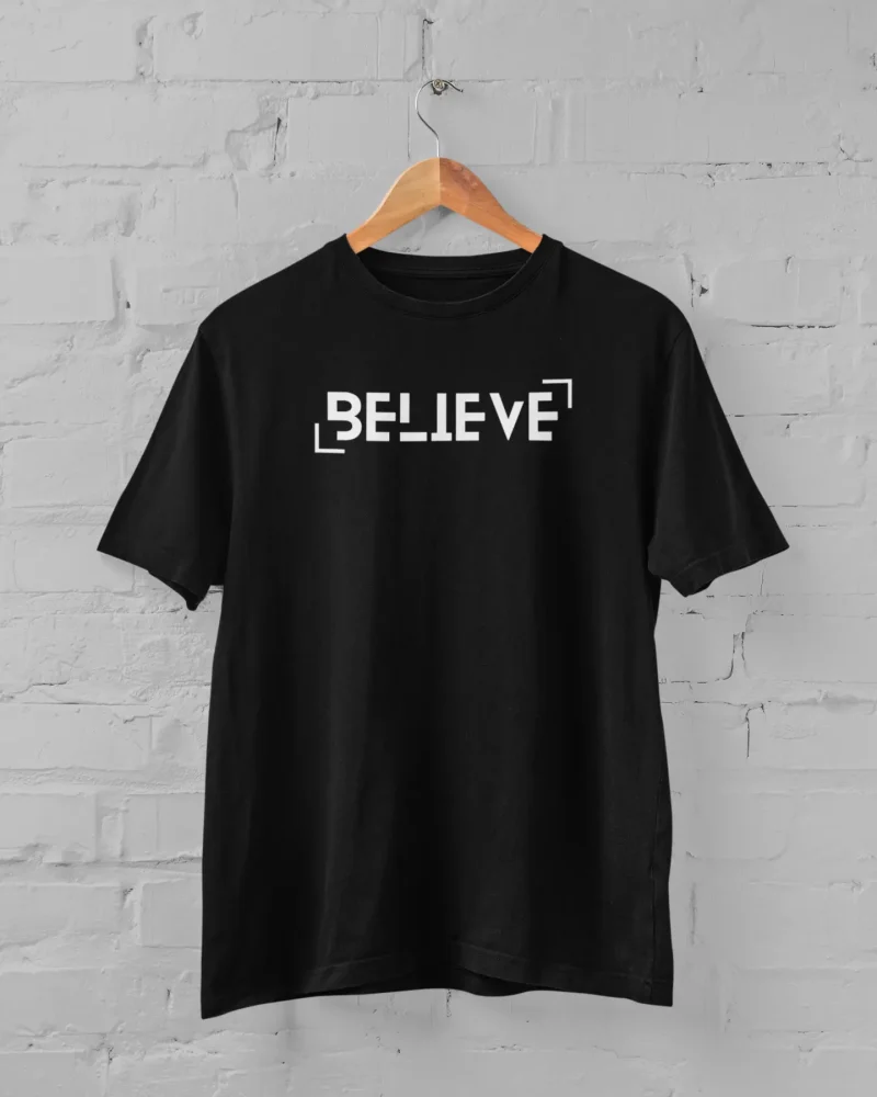 Believe Black T-Shirt