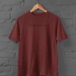 Minimalist Maroon T-Shirt