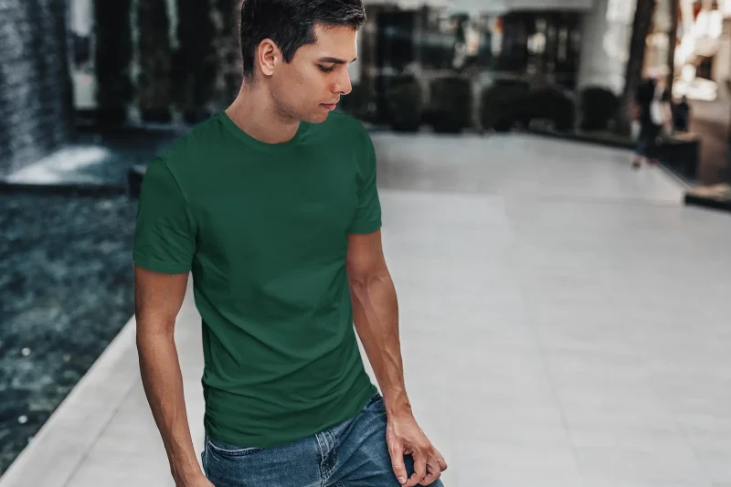 Green Plain T-Shirt