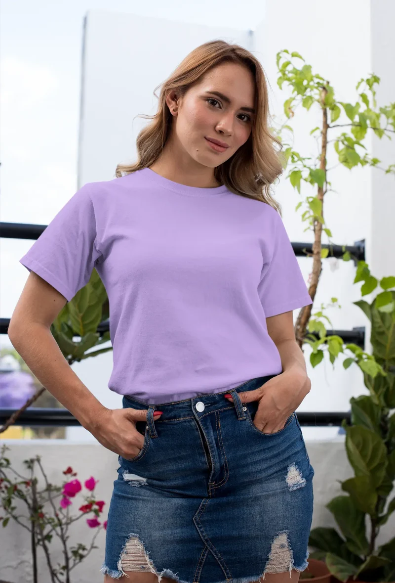 Lavender Plain T-Shirt
