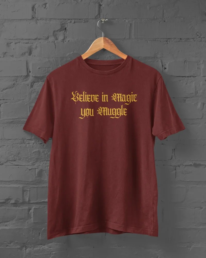 Muggle Maroon T-Shirt