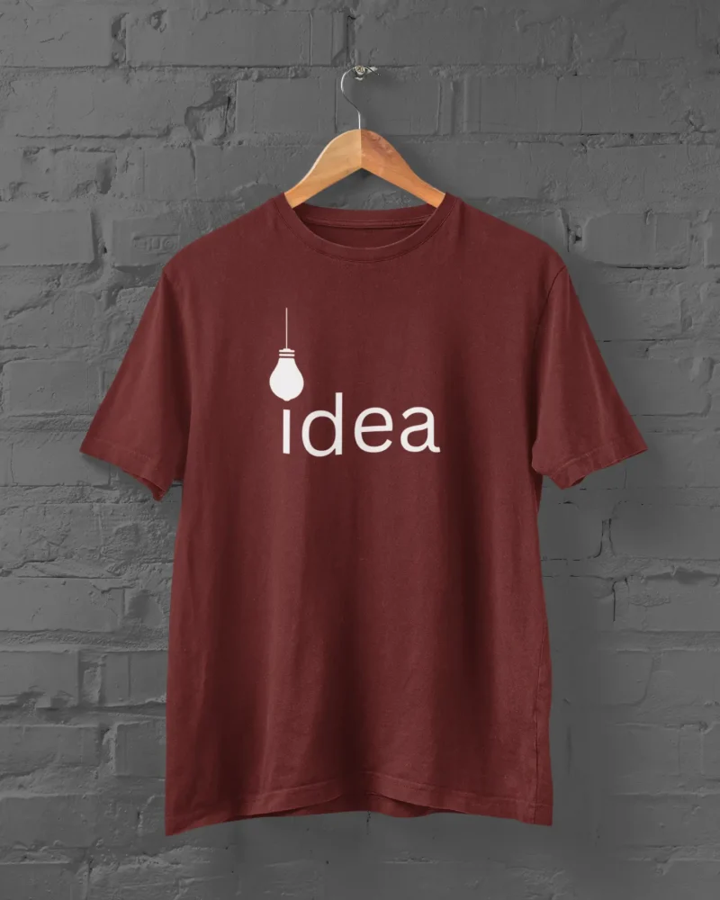 Idea Maroon T-Shirt